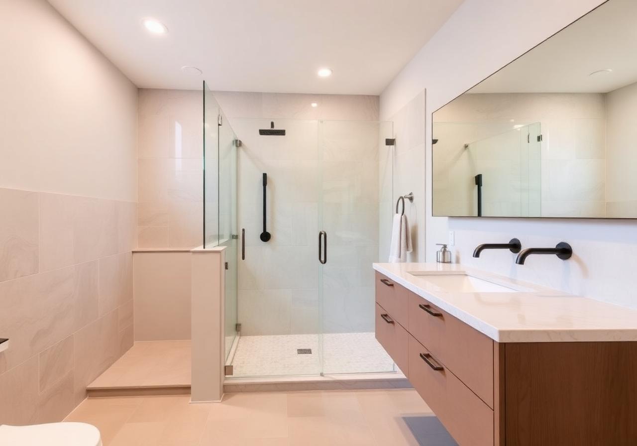 Basement bathroom